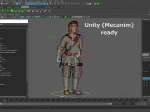 peasant villager man Model 3D