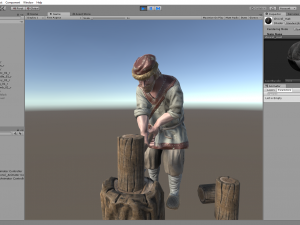 peasant villager man Model 3D