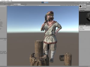 peasant villager man Model 3D