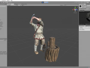 peasant villager man 3D Model