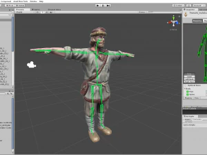 peasant villager man 3D Model