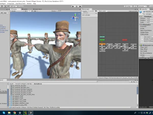 peasant villager old man 3D Model