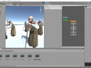 peasant villager old woman 3D Model