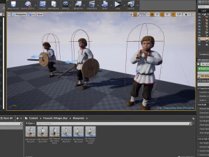 peasant villager boy 3D Model