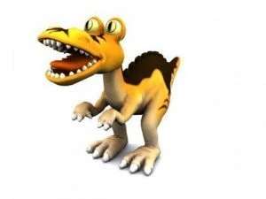 cartoon tyrannosaurus 3D Model