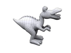 cartoon tyrannosaurus 3D Model