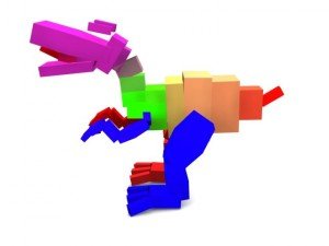 cartoon tyrannosaurus 3D Модель