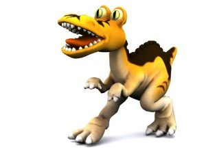 cartoon tyrannosaurus 3D Model