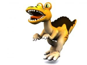 cartoon tyrannosaurus 3D Model