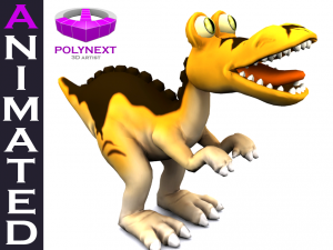 cartoon tyrannosaurus Model 3D