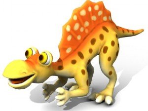 cartoon spinosaurus 3D Model