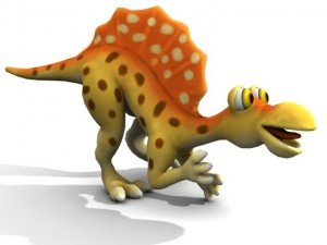 cartoon spinosaurus 3D Model