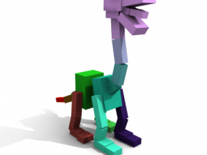 cartoon diplodocus 3D Model