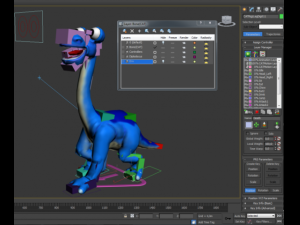 cartoon diplodocus 3D Model