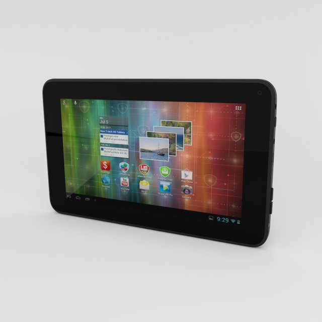prestigio multipad 70 ultra 3D Model .c4d .max .obj .3ds .fbx .stl .blend 