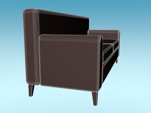 sofa basic 3D 模型