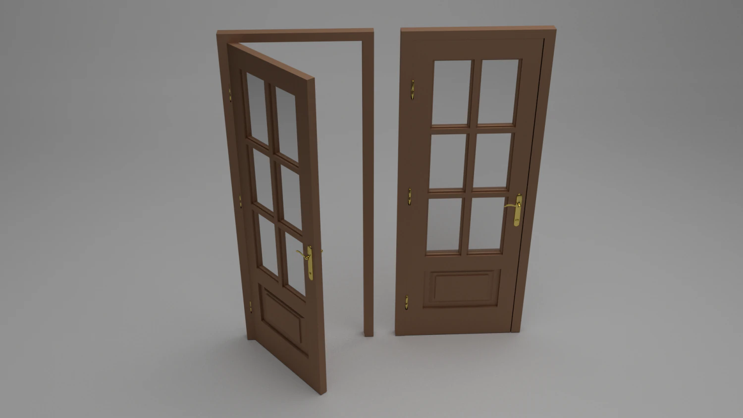 door 3D Model .c4d .max .obj .3ds .fbx .stl .blend 