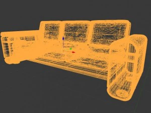 sofa obl 3D Model