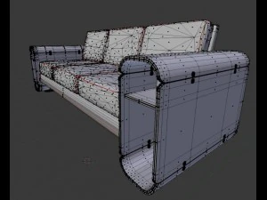 sofa obl 3D Model