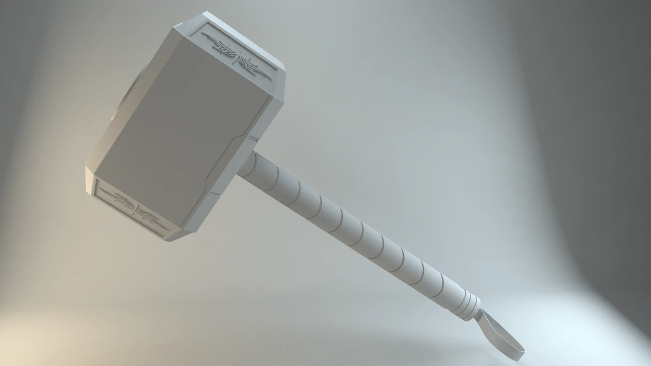 Торс молоток 3D Модель .c4d .max .obj .3ds .fbx .stl .blend 