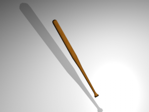 baseball bat Model 3D