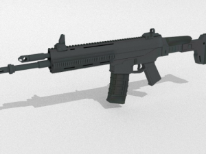 acr assault rifle 3D Модель