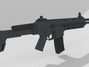 acr assault rifle 3D Model