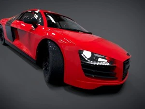 アウディ R8 3Dモデル