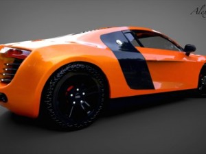audi r8 3D Model