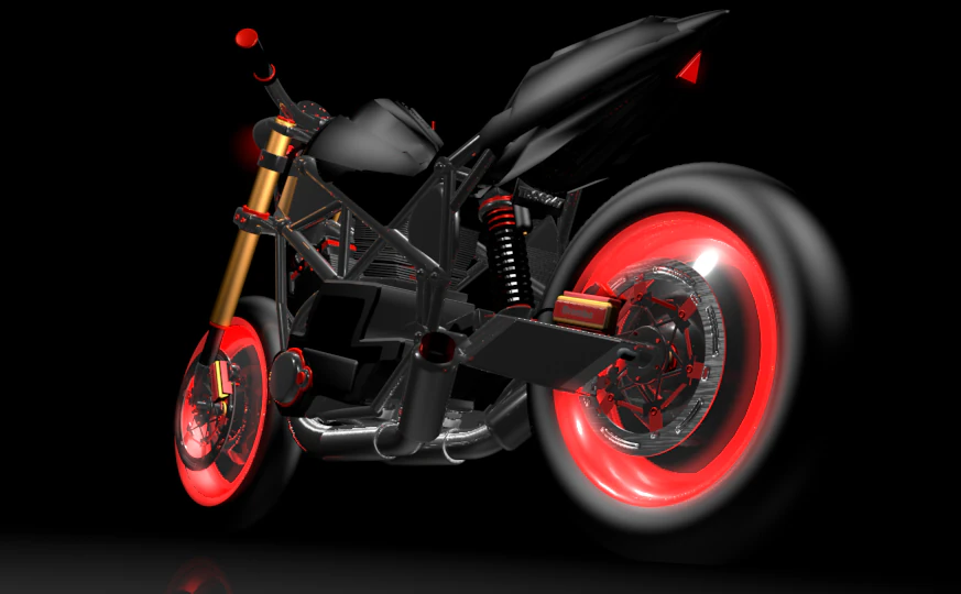 black hornet streetfighter 3D Model .c4d .max .obj .3ds .fbx .stl .blend