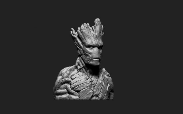 groot 3D 모델 .c4d .max .obj .3ds .fbx .stl .blend 