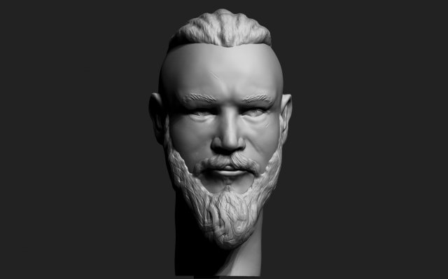 ragnar vikings 3D Модель .c4d .max .obj .3ds .fbx .stl .blend 