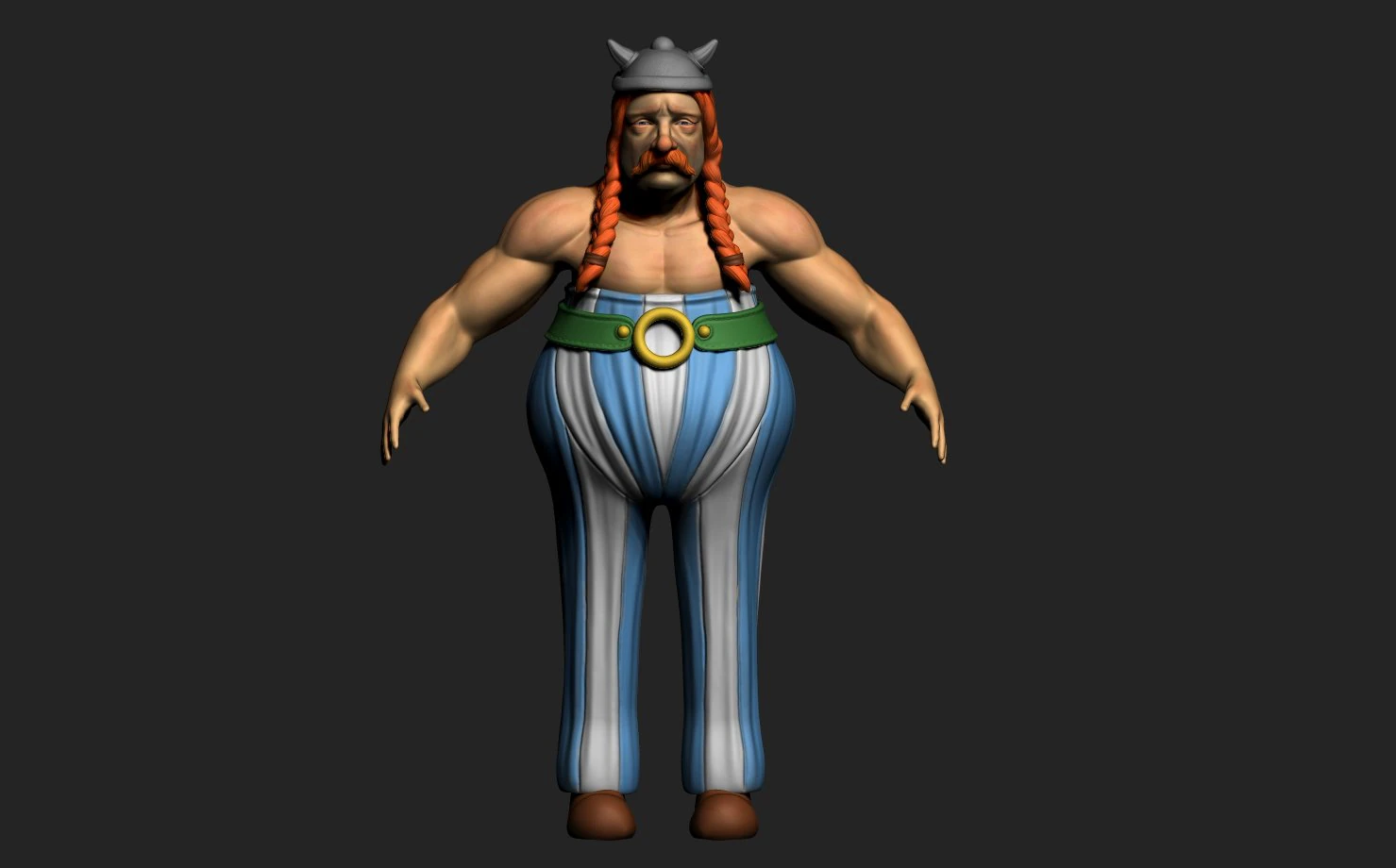 obelix 3D Model .c4d .max .obj .3ds .fbx .stl .blend 