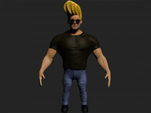 Johnny Bravo Modelo 3D