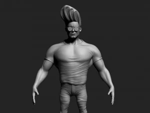 johnny bravo 3D Model