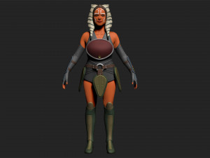 ahsoka Modello 3D
