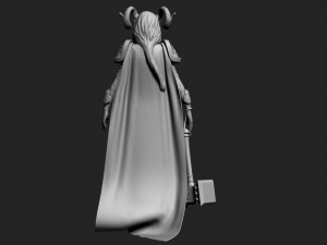 warrior woman 3D Model