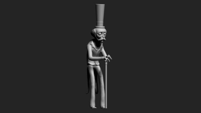 corpse bride 3D Model .c4d .max .obj .3ds .fbx .stl .blend 
