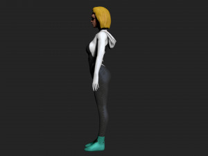 spider gwen Modello 3D