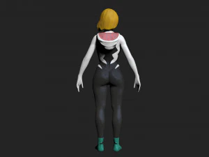 gwen aranha Modelo 3D
