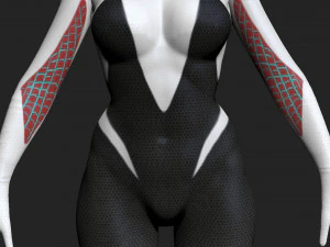 gwen aranha Modelo 3D