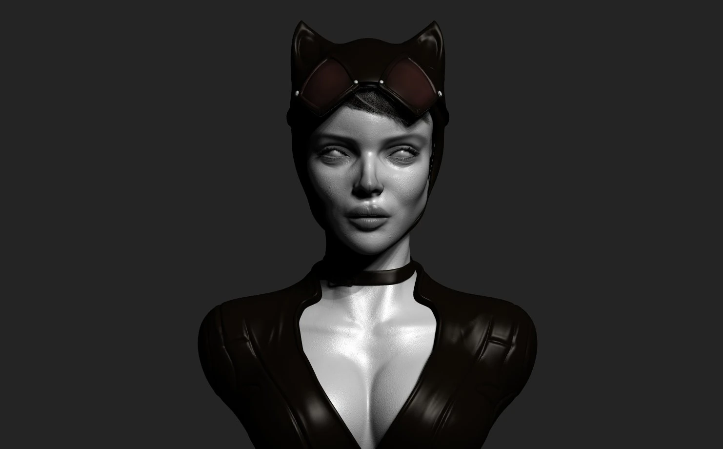 cat woman 3D Model .c4d .max .obj .3ds .fbx .stl .blend