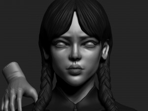 Wednesday Modelo 3D
