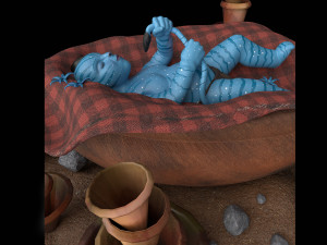 Avatar Baby Modello 3D