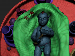Avatar Baby Modèle 3D