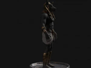 An&uacute;bis Modelo 3D