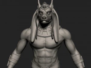 An&uacute;bis Modelo 3D