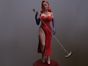 Jessica Rebbit Modello 3D