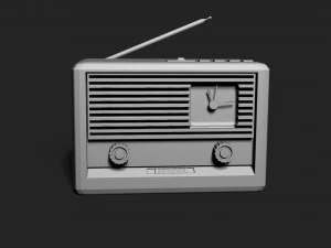 R&aacute;dio Modelo 3D