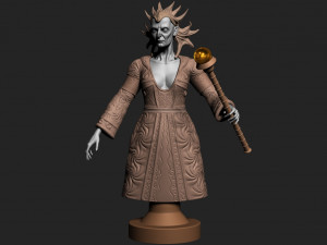 Old woman shaman 3D 模型